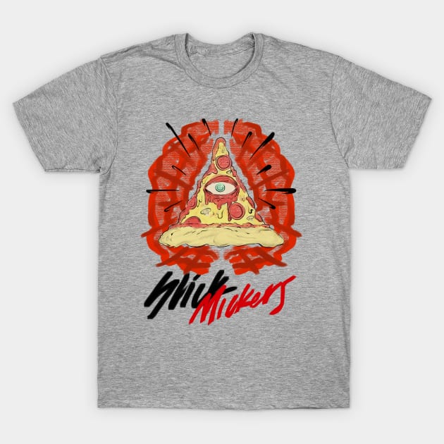 Pizza Rules Everything Around Me T-Shirt by slickmickers